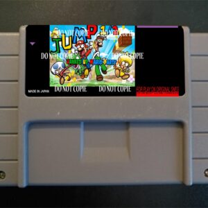 Super Mario World Janked Up Mario Party 1/2  - Jump 1/2 - For Play On The SNES / Super Nintendo