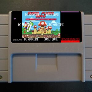 Super Mario Bros The Invaders Of Mushroom Kingdom - For Play On The SNES / Super Nintendo