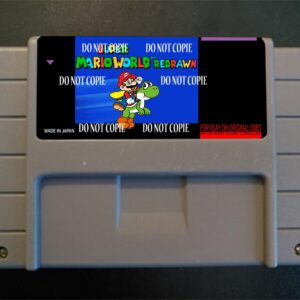 Super Mario World Redrawn - For Play On The SNES / Super Nintendo