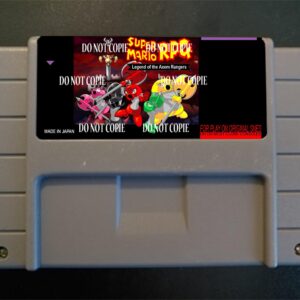 Super Mario RPG Legend Of The Axem Rangers - For Play On The SNES / Super Nintendo