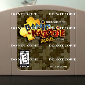 Banjo Kazooie Legend Of The Jiggies Of Time - For Play On The N64 Nintendo 64