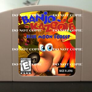 Banjo Kazooie Blue Moon Forest - For Play On The N64 Nintendo 64