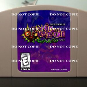 Banjo Kazooie Gruntilda's Mask - For Play On The N64 Nintendo 64