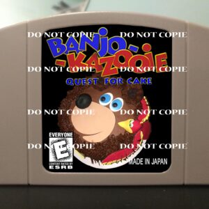 Banjo Kazooie Quest For Cake - For Play On The N64 Nintendo 64