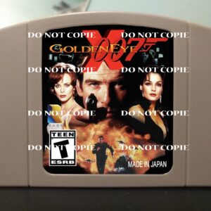 Golden Eye 007 X - For Play On The N64 Nintendo 64