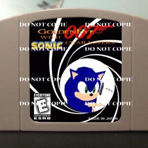 Golden Eye 007 With Sonic Caracters - For Play On The N64 Nintendo 64