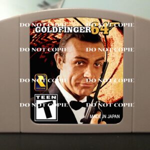 Goldfinger 007 ( Gold Finger )  - For Play On The N64 Nintendo 64