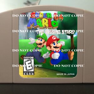 Super Mario 64 The Missing Stars - For Play On The N64 Nintendo 64