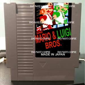 Mario And Luigi Bros. ( Multiplayer ) - For Play On The NES Nintendo Entertainment System
