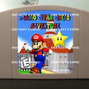 Mario Star Speed Adventure - For Play On The N64 Nintendo 64