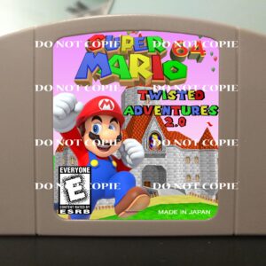 Super Mario 64 Twisted Adventure 2.0 - For Play On The N64 Nintendo 64