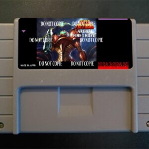 Super Metroid Angry Fire Chozo - For Play On The SNES / Super Nintendo
