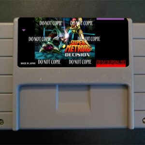Super Metroid Decision - For Play On The SNES / Super Nintendo