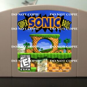 Super Sonic Bros - For Play On The N64 Nintendo 64
