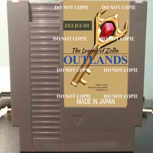The Legend Of Zelda Outlands - For Play On The NES Nintendo Entertainment System