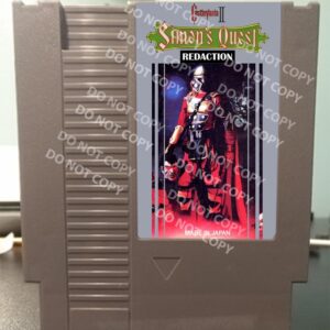 Castlevania 2 Simon's Quest Redaction - For Play On The NES Nintendo Entertainment System
