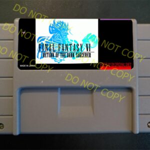 Final Fantasy 3 III Return Of The Dark Sorcerer - For Play On The SNES / Super Nintendo