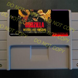 Godzilla Destroy All Monsters - For Play On The SNES / Super Nintendo