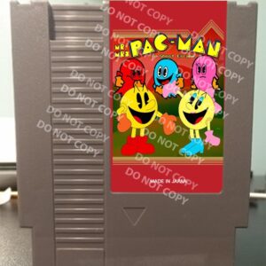 Mr. & Mrs. Pac-Man In Ghost Escape  - For Play On The NES Nintendo Entertainment System