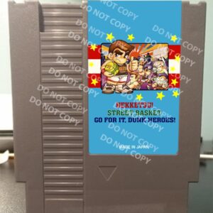 Nekketsu! Street Basket: Go for it, Dunk Heroes! - For Play On The NES Nintendo Entertainment System