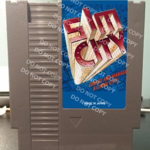 Sim City - For Play On The NES Nintendo Entertainment System