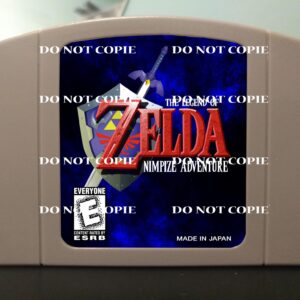 Legend Of Zelda Nimpize Adventure - For Play On The N64 Nintendo 64