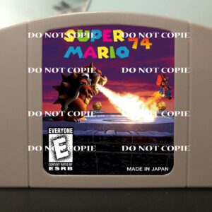 Super Mario 74  - For Play On The N64 Nintendo 64