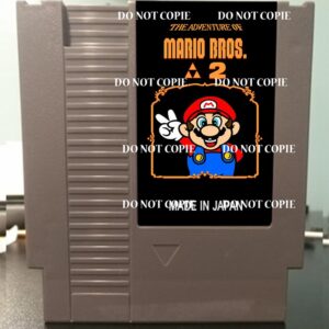The Adventure Of Mario Bros. 2 - For Play On The NES Nintendo Entertainment System