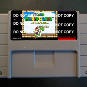 Super Mario World Menace in The Mushroom Kingdom - For Play On The SNES / Super Nintendo