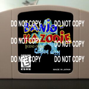 Banjo Kazooie Legend of the Crystal Jiggy - For Play On The N64 Nintendo 64