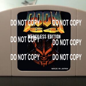 Doom 64 Merciless Edition - For Play On The N64 Nintendo 64