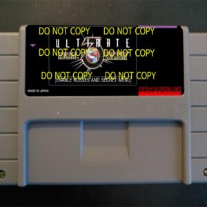 Ultimate Mortal Kombat 3 Enable bosses and secret menus - For Play On The SNES / Super Nintendo