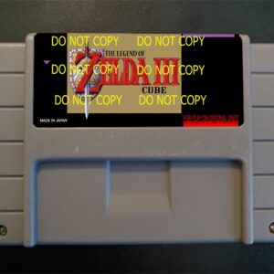 The Legend Of Zelda 3 III Cube - For Play On The SNES / Super Nintendo