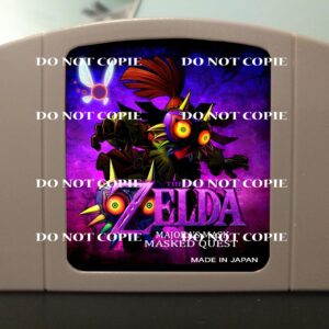 Legend Of Zelda Majora's Mask Masked Quest - For Play On The N64 Nintendo 64
