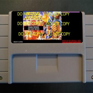 World Heroes 2 Enable bosses and easy moves - For Play On The SNES / Super Nintendo
