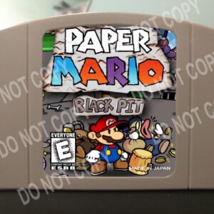Paper Mario Black Pit - For Play On The N64 Nintendo 64