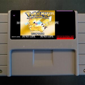Pokemon Yellow ( Super Game Boy Mod ) - For Play On The SNES / Super Nintend