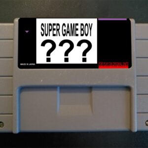 1 Custom Listing For Any ( Super Game Boy Mod ) - For Play On The SNES / Super Nintendo