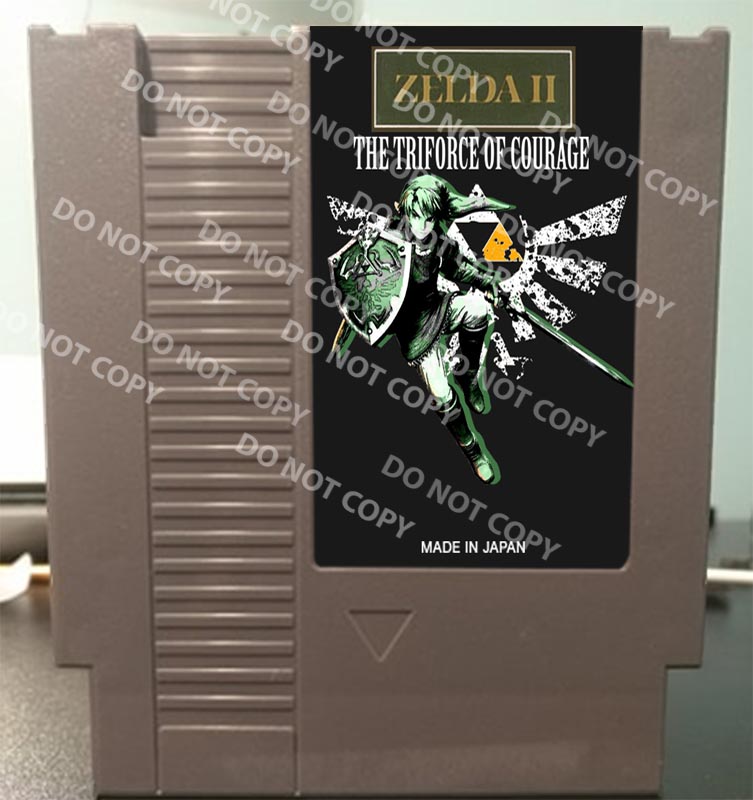 zelda II triforce of courage e