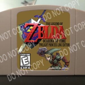 Legend Of Zelda Ocarina Of Time Twilight Princess Link Edition - For Play On The N64 Nintendo 64