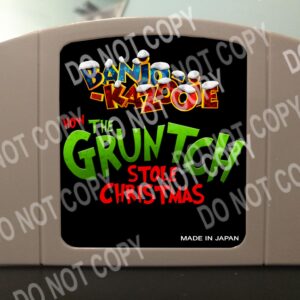 Banjo Kazooie How The Gruntch Stole Christmas - For Play On The N64 Nintendo 64