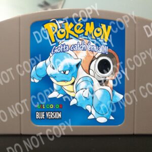 Pokemon Full Color Blue Version - For Play On The N64 Nintendo 64