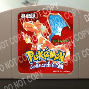 Pokemon Full Color Red Version - For Play On The N64 Nintendo 64