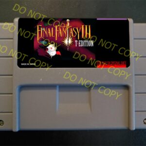 Final Fantasy III 3 T-Edition - For Play On The SNES / Super Nintendo