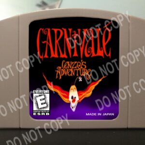 Carnivale Cenzo's Adventure  (Unreleased BETA Prototype) - For Play On The N64 Nintendo 64
