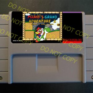 Mario's Grand Adventure 2 Mario's World Tour - For Play On The SNES / Super Nintendo