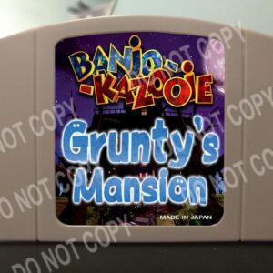 Banjo Kazooie Grunty's Mansion - For Play On The N64 Nintendo 64
