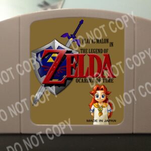 Play As Malon In Zelda Ocarina Of Time - For Play On The N64 Nintendo 64