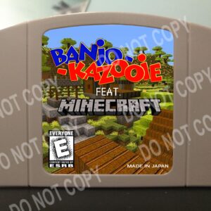 Banjo Kazooie Feat. Minecraft - For Play On The N64 Nintendo 64