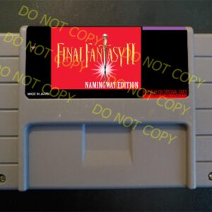 Final Fantasy II Namingway Edition - For Play On The SNES / Super Nintendo